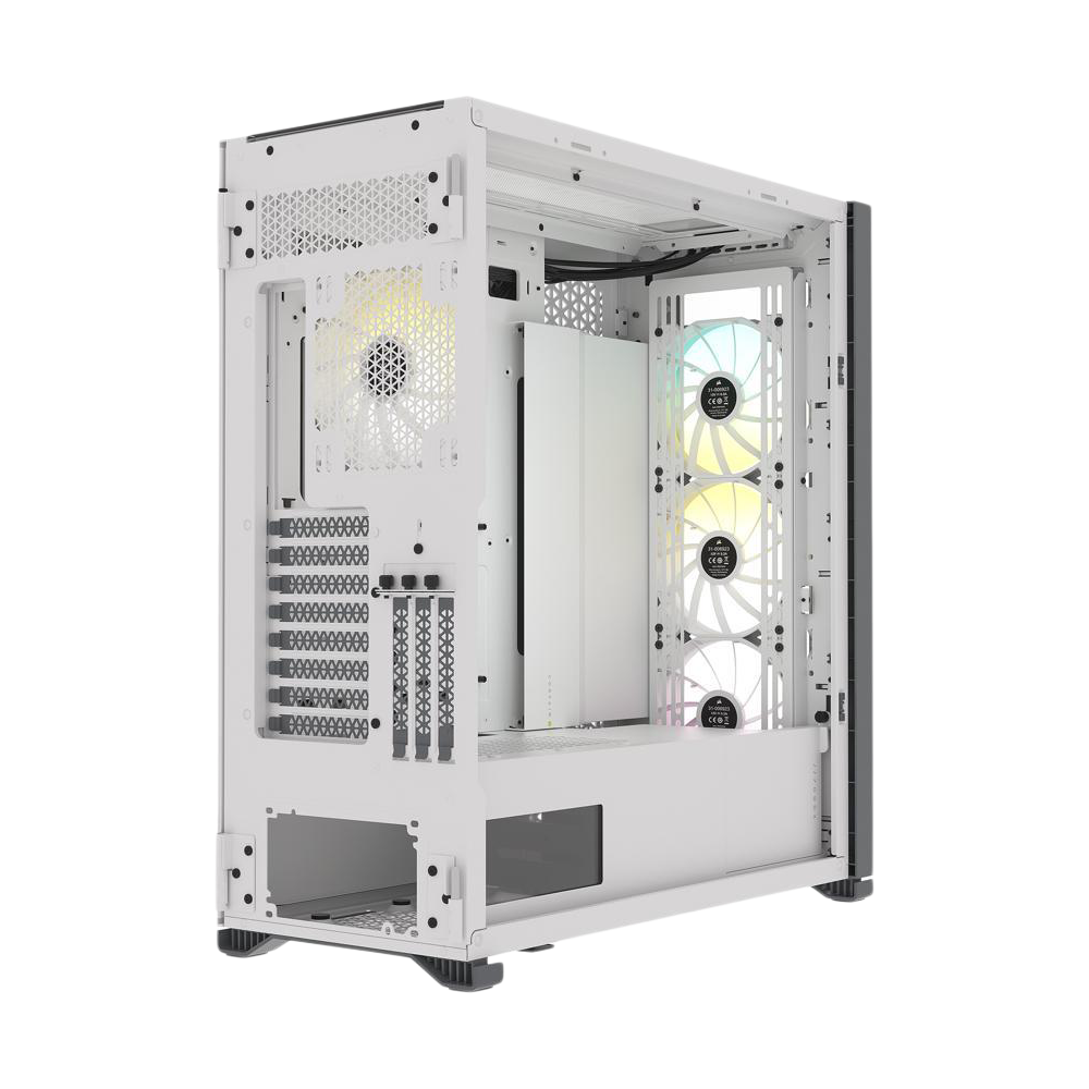 CORSAIR iCUE 7000X RGB Tempered Glass Full Tower ATX Case - White