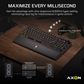 CORSAIR VANGUARD MLX Plasma 96 Wired Mechanical Gaming Keyboard - Black
