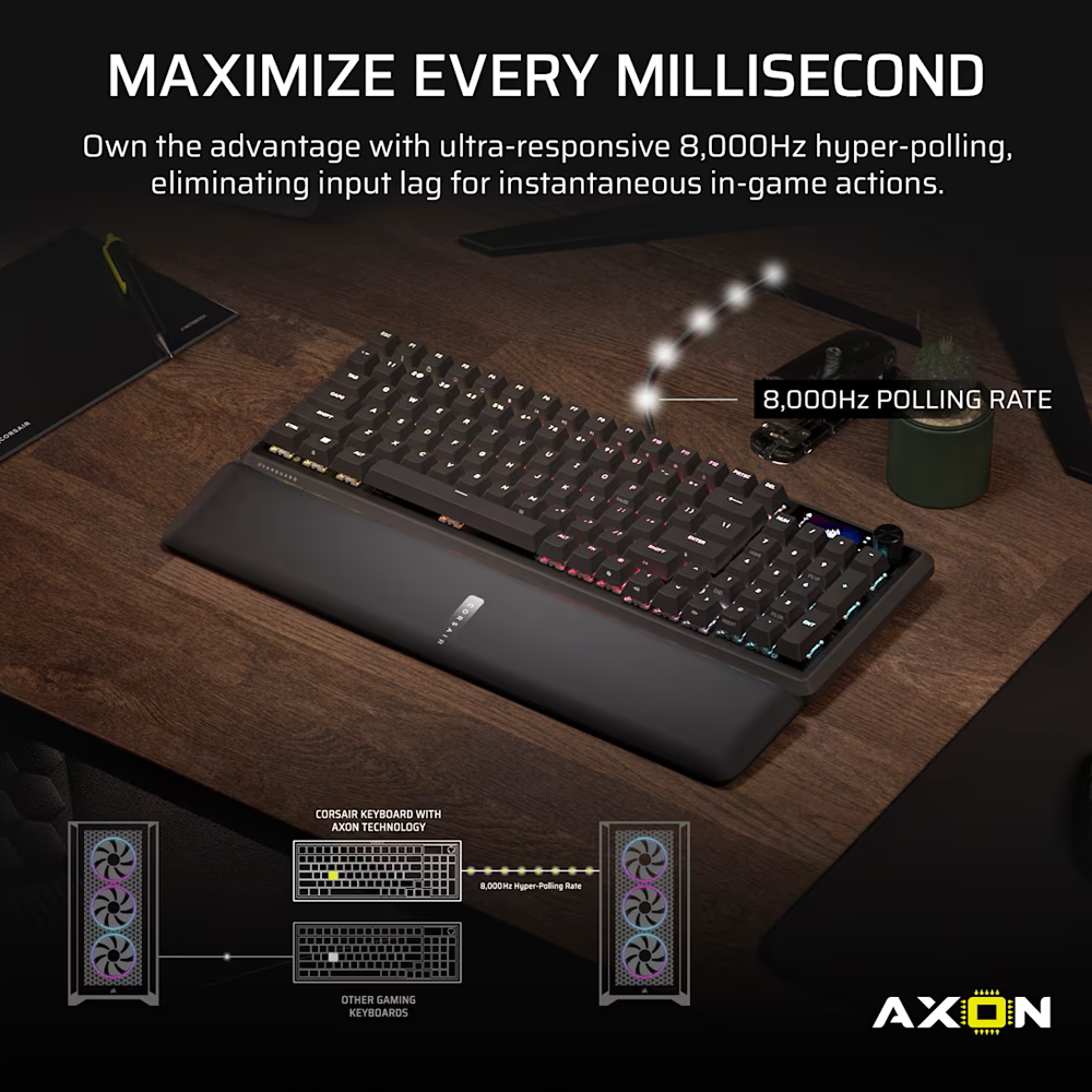 CORSAIR VANGUARD MLX Plasma 96 Wired Mechanical Gaming Keyboard - Black
