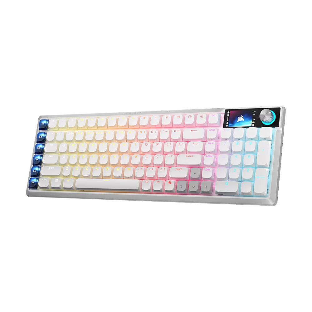 CORSAIR VANGUARD AIR 99 WIRELESS Optical Mechanical Gaming Keyboard - White