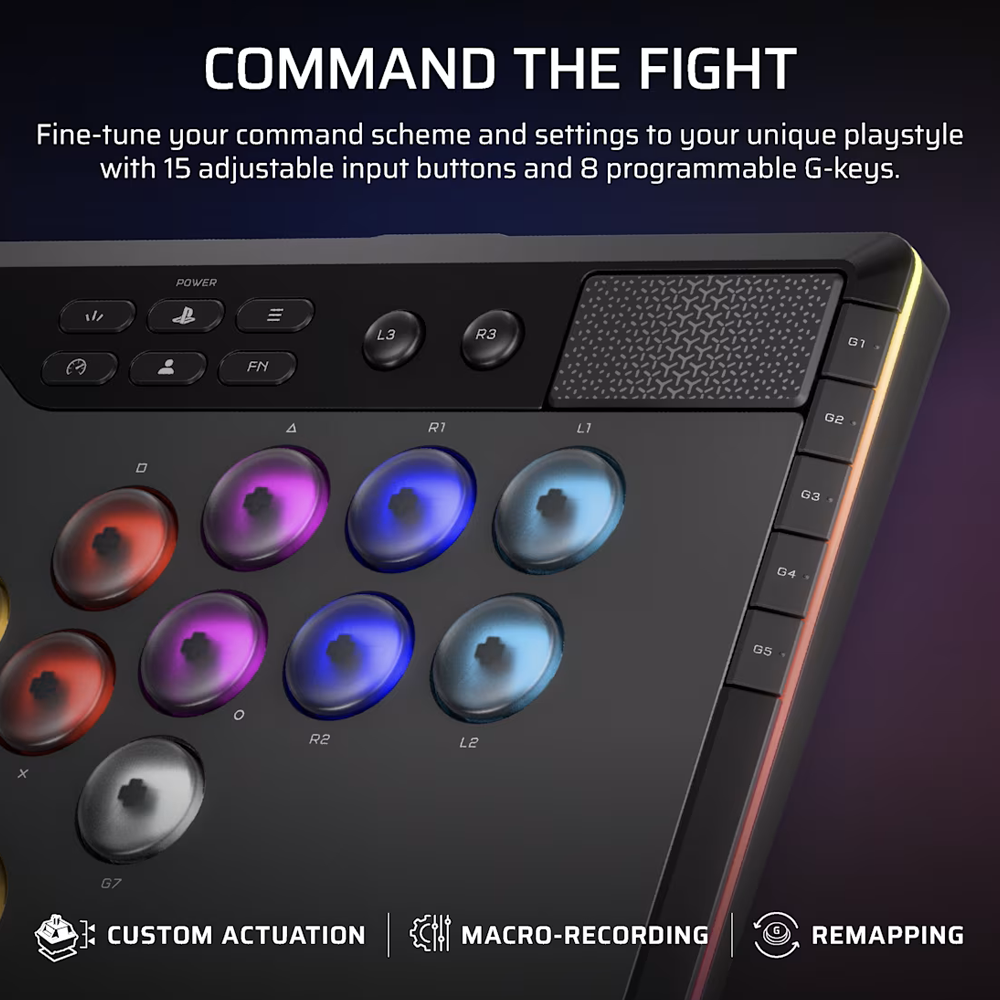 CORSAIR Novablade Pro Wirless  Hall Effect Leverless Fighting Game Controller - Black