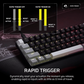 CORSAIR CLIPPER Pro Mini 60 Hall Effect Wired Gaming Keyboard - Black