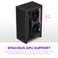 NZXT H2 Flow (2026) With PCIe 5.0 Riser Cable Mini-ITX Case - Black