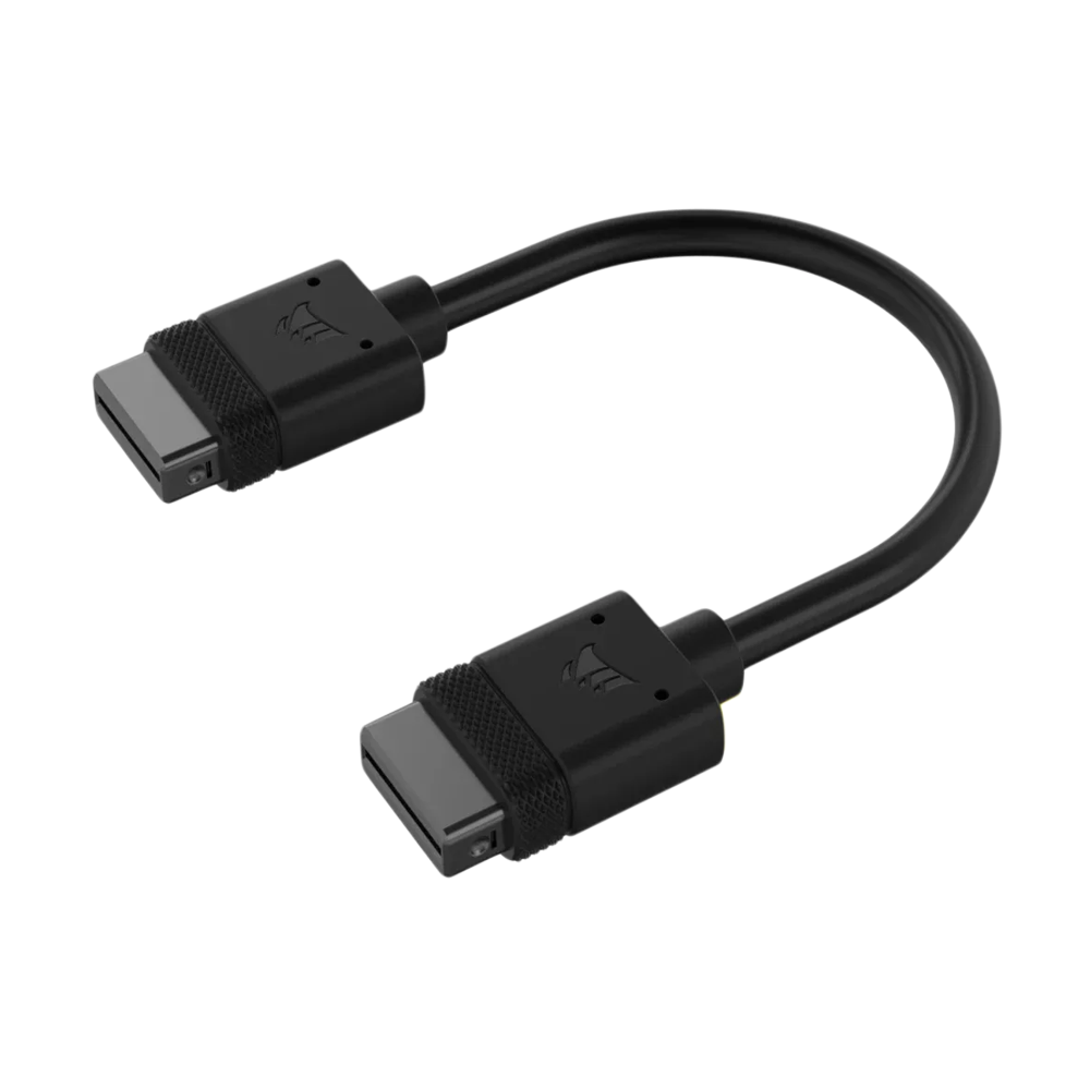 CORSAIR iCUE LINK Cable 2x100mm With Straight Connectors - Black