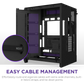 NZXT H9 Flow (2025) Dual-Chamber Mid-Tower Case - Black