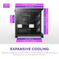 NZXT H9 Flow (2025) Dual-Chamber Mid-Tower Case - Black