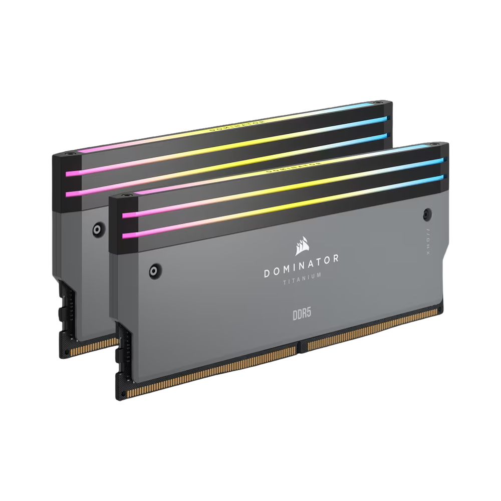 CORSAIR DOMINATOR TITANIUM 32GB (2 x 16GB) DDR5 6000 CL30-36-36-76 1.40V Intel XMP & AMD EXPO - GREY