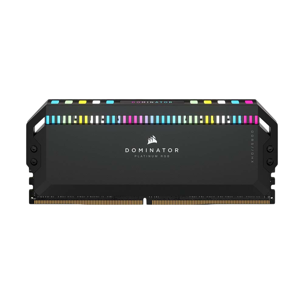 CORSAIR DOMINATOR PLATINUM DDR5 RGB 64GB (2 x 32 GB) 6800MHz CL40 Memory Kit - Black