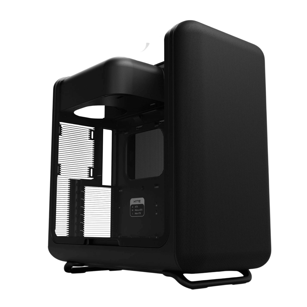 HYTE X50 ATX Case with Tempered Glass Side Panel Pitch Black