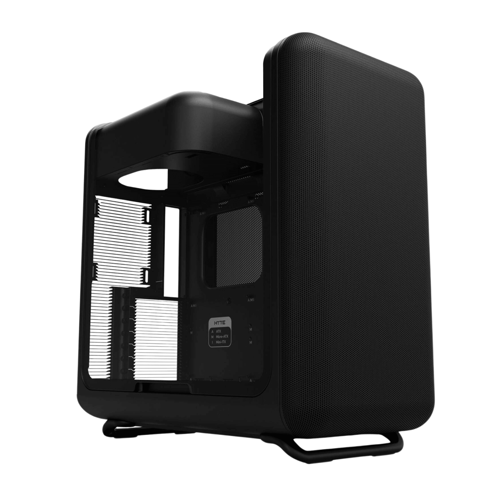 HYTE X50 ATX Case with Tempered Glass Side Panel Pitch Black