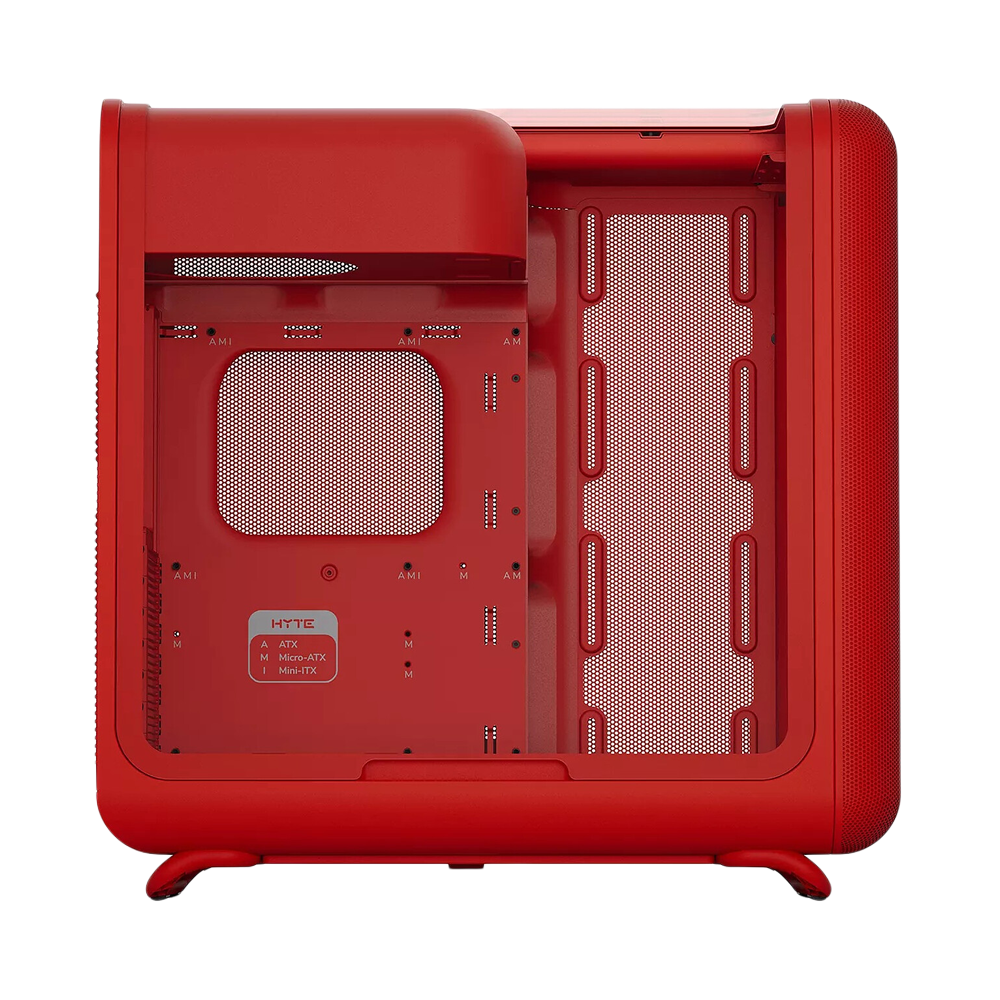 HYTE X50 ATX Case with Tempered Glass Side Panel Wild Cherry