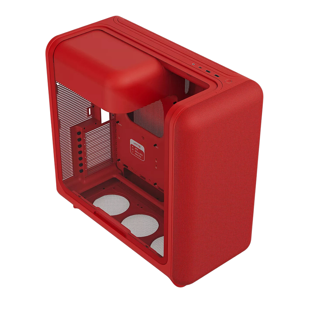 HYTE X50 ATX Case with Tempered Glass Side Panel Wild Cherry