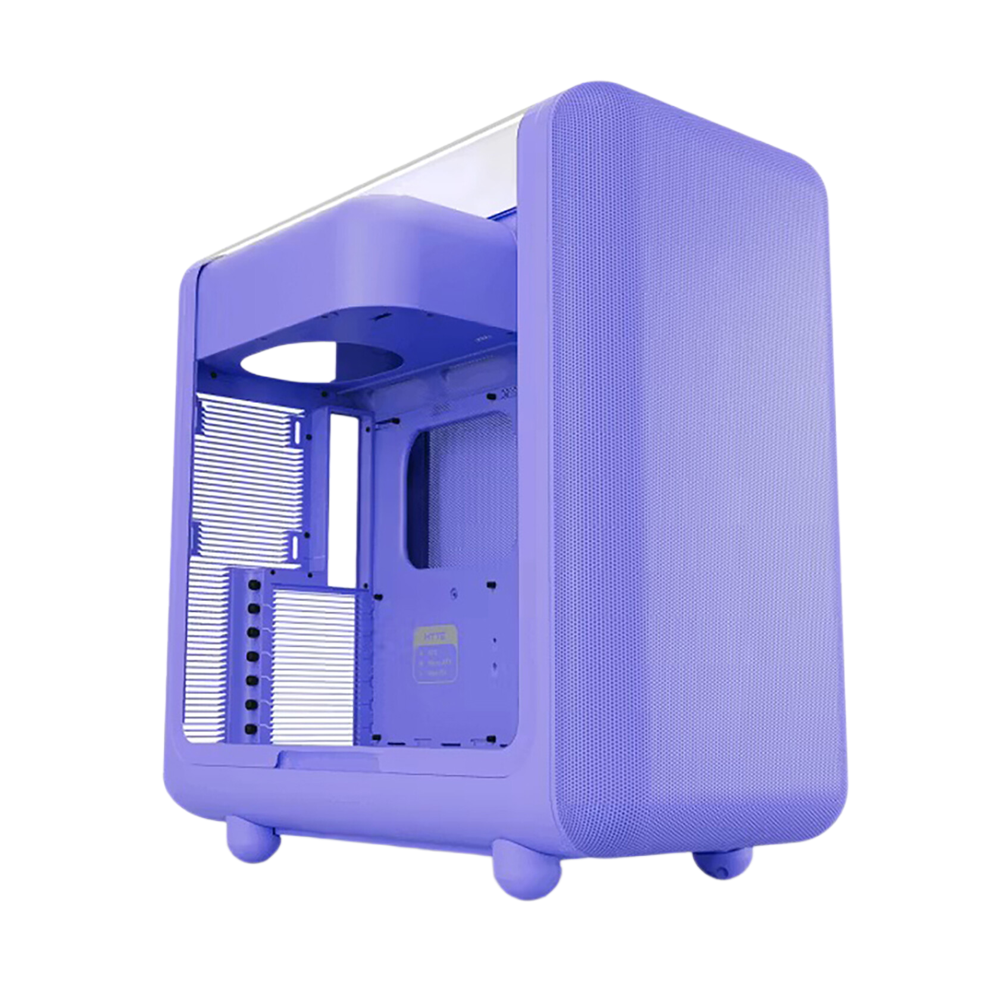 HYTE X50 ATX Case with Tempered Glass Side Panel Taro Milk