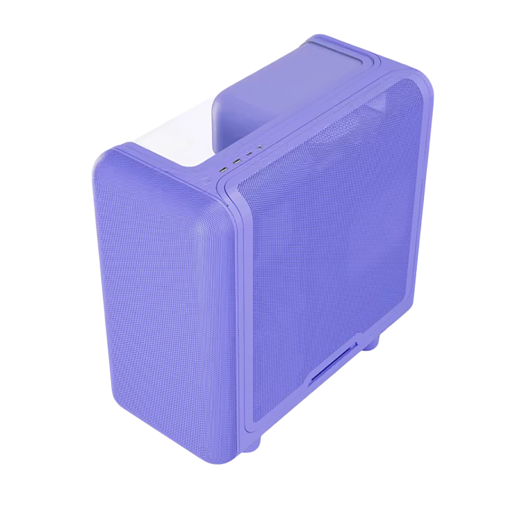 HYTE X50 ATX Case with Tempered Glass Side Panel Taro Milk