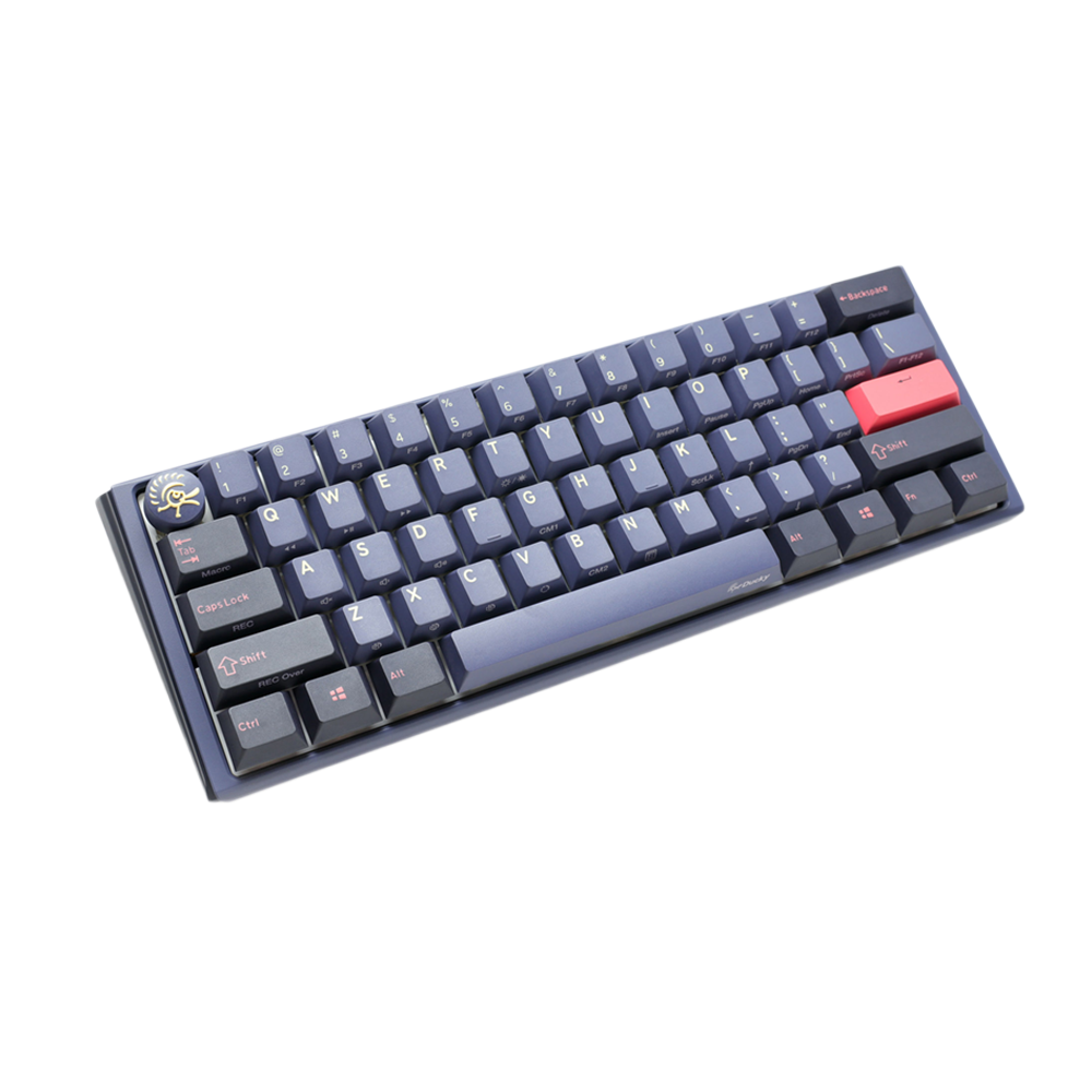 DUCKY ONE 3 MINI PBT HOT SWAP Red Switch Cherry RGB Wired Mechanical Gaming Keyboard Arabic - Cosmic Red
