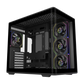 Cooler Master Elite 600 With Pre-installed 4 Fans ATX Case - Black