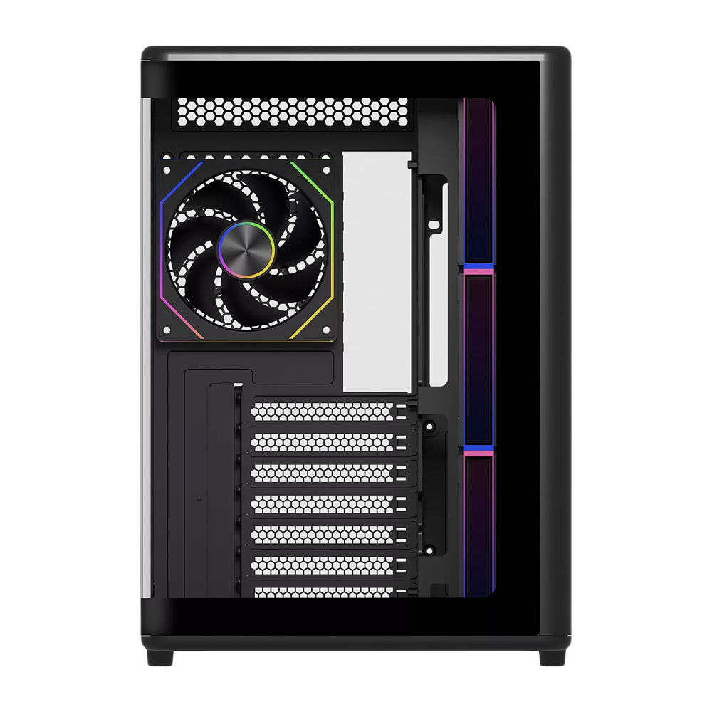 Cooler Master Elite 600 With Pre-installed 4 Fans ATX Case - Black