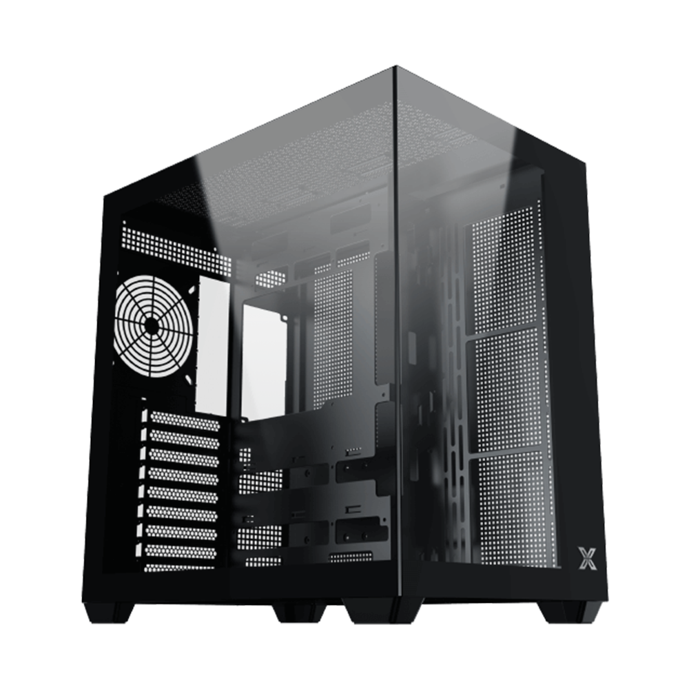 XIGMATEK AQUA V AIR ATX Case - Black