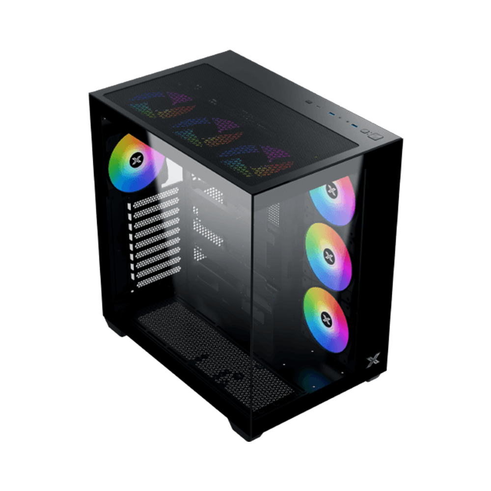 XIGMATEK AQUA V AIR ATX Case - Black