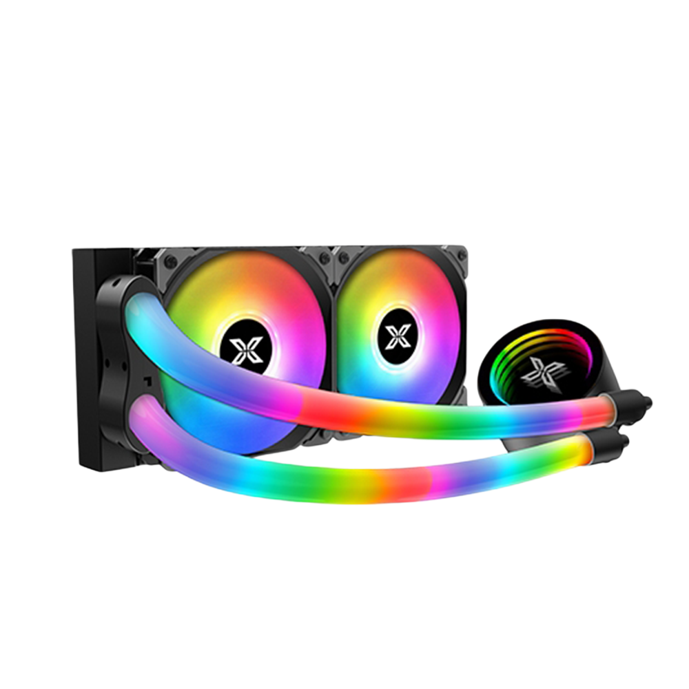 XIGMATEK NEON AQUA 240 CPU ARGB Liquid Cooler - Black