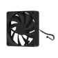 HYTE FA12 Fans 4 Pack Luxury High Airflow Case Fans - Pitch Black