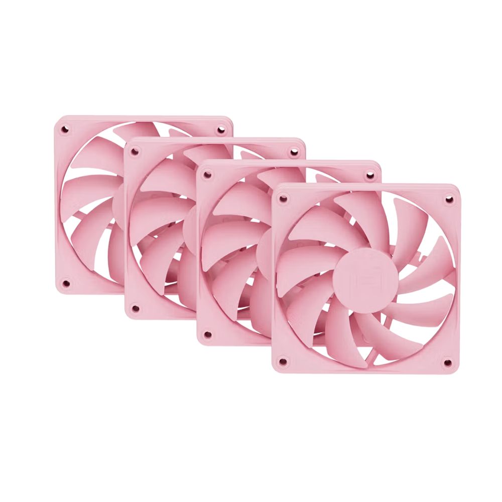 HYTE FA12 Fans 4 Pack Luxury High Airflow Case Fans - Strawberry Milk