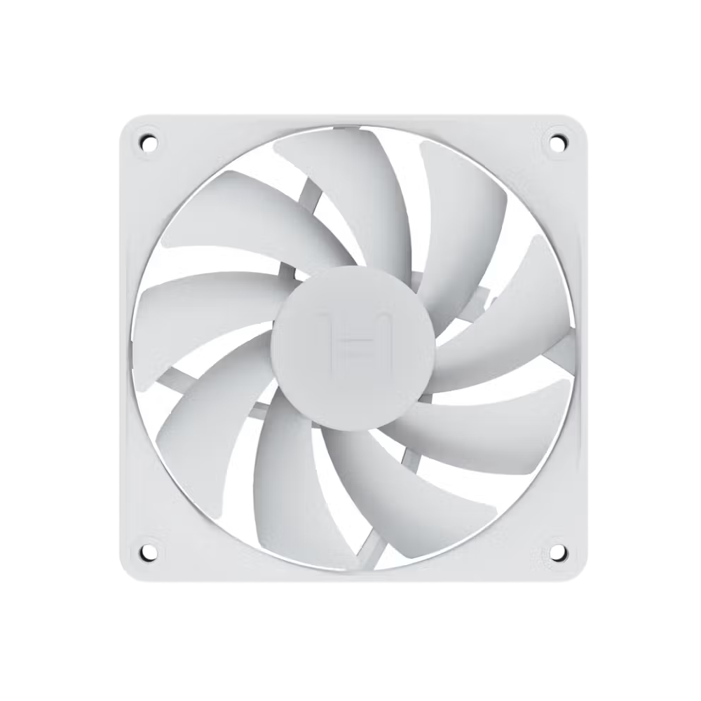 HYTE FA12 Fans 4 Pack Luxury High Airflow Case Fans - Snow White
