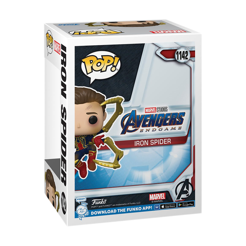 POP: MARVEL- AVENGERS END GAME IRON SPIDER W/ NANO GAUNTLET (UNMASKED) (EXC)