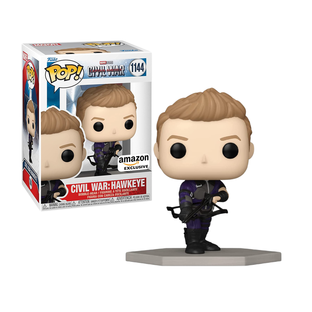 POP: MARVEL- CIVIL WAR HAWKEYE (BUILD-A-SCENE) (EXC)