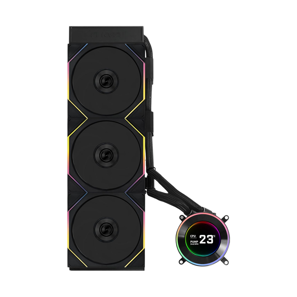 Lian Li HYDROSHIFT II LCD-C 360TL With TL Wireless fans - Black
