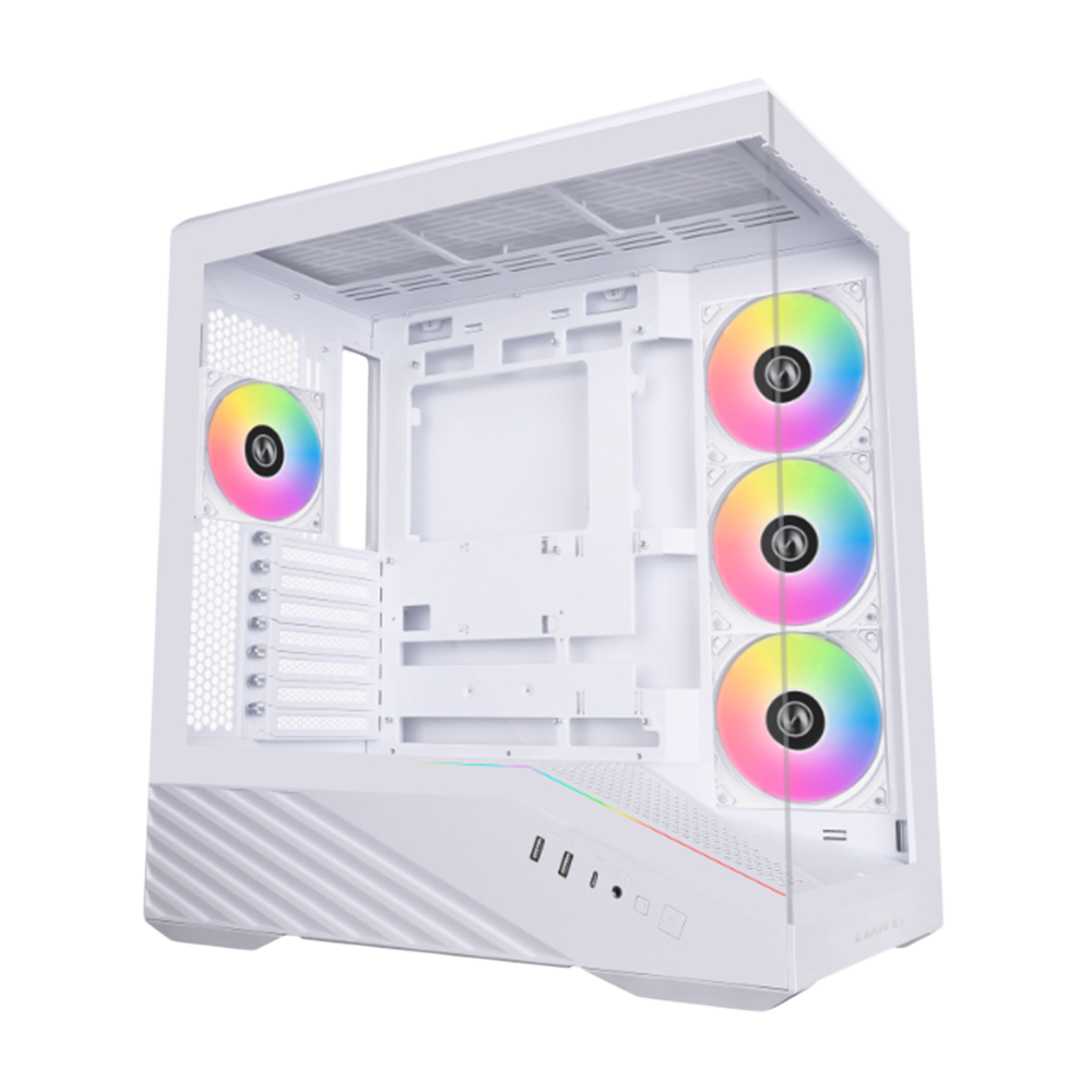 LIAN LI Vector V100 ATX Mid Tower Case - White