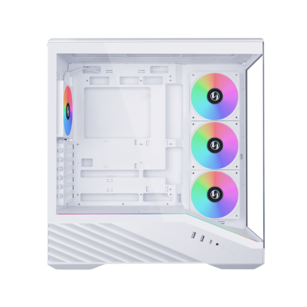 LIAN LI Vector V100 ATX Mid Tower Case - White