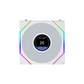 LIAN LI UNI FAN TL FLEX Reverse Blade Wireless LCD 120mm ARGB Case Fans with 1.8” LCD Screen (3 Pack) - White