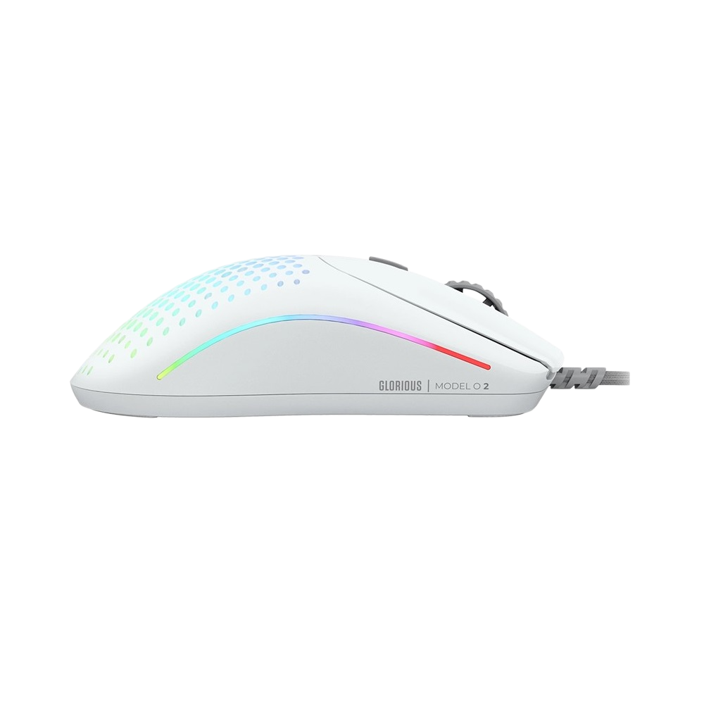 GLORIOUS MODEL O2 Wired Gaming Mouse - Matte White