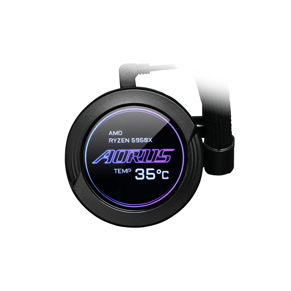 Gigabyte AORUS WATERFORCE X 240 AIO Liquid Cooler - Black