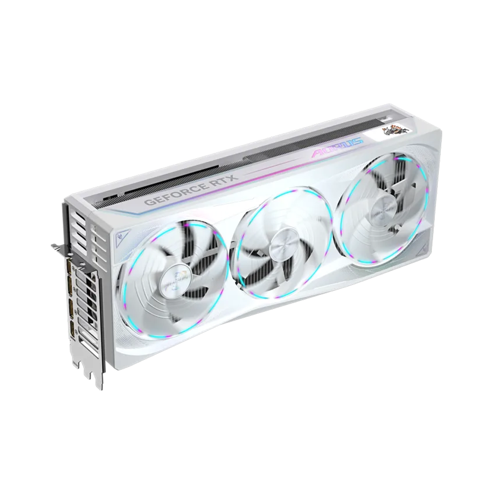 GIGABYTE AORUS Nvidia GeForce RTX 5090 32GB Stealth Ice Graphic Card - White
