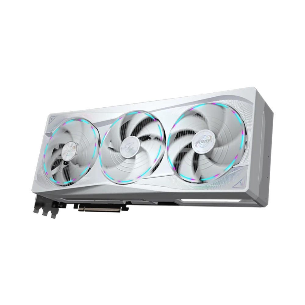 GIGABYTE AORUS Nvidia GeForce RTX 5090 32GB Stealth Ice Graphic Card - White