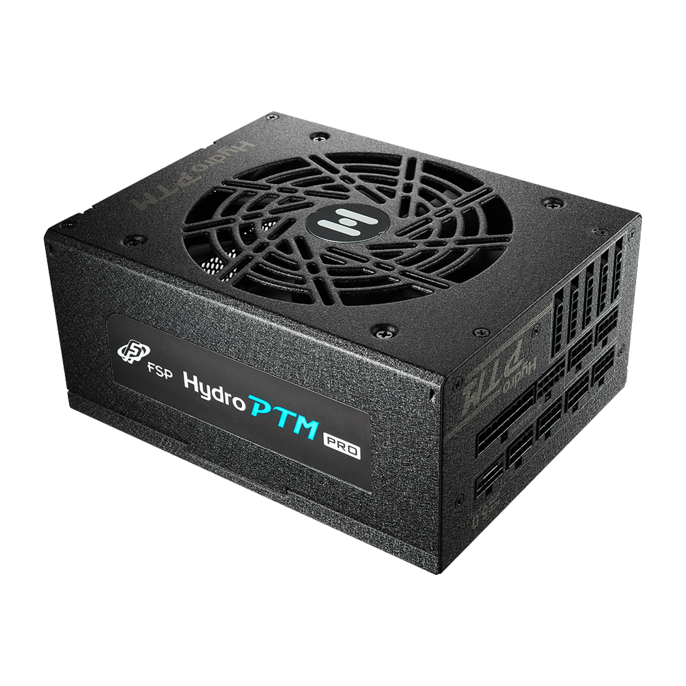 FSP HYDRO PTM PRO 1200W Fully Modular PCIe 5.0 ATX 3.0 80 Plus Platinum Power Supply - Black
