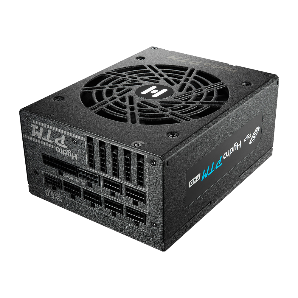 FSP HYDRO PTM PRO 1200W Fully Modular PCIe 5.0 ATX 3.0 80 Plus Platinum Power Supply - Black