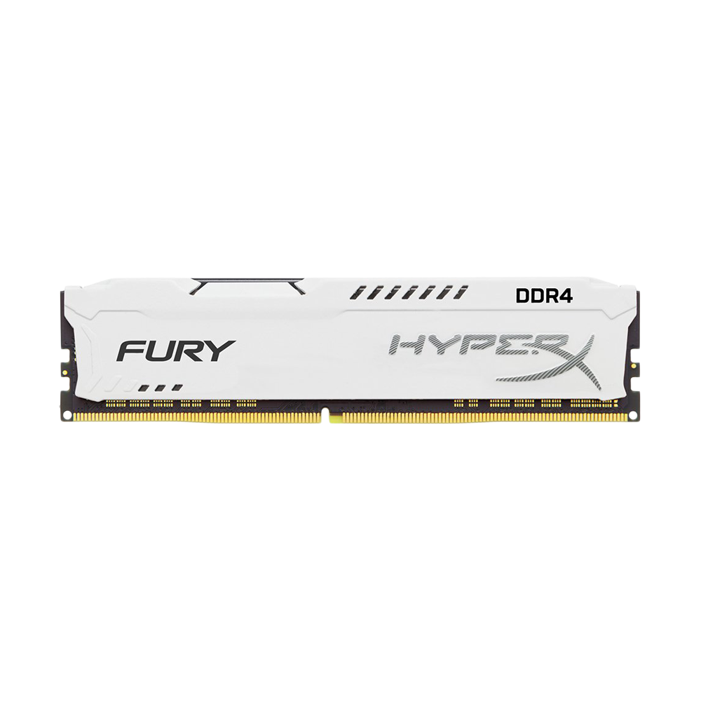 Kingston HyperX Fury 8GB DIMM 1Rx8 CL16 2666MHz Memory - White