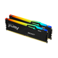 KINGSTON FURY BEAST RGB 16GB (2x8GB) DDR5 5200MT/s CL40 Memory - Black