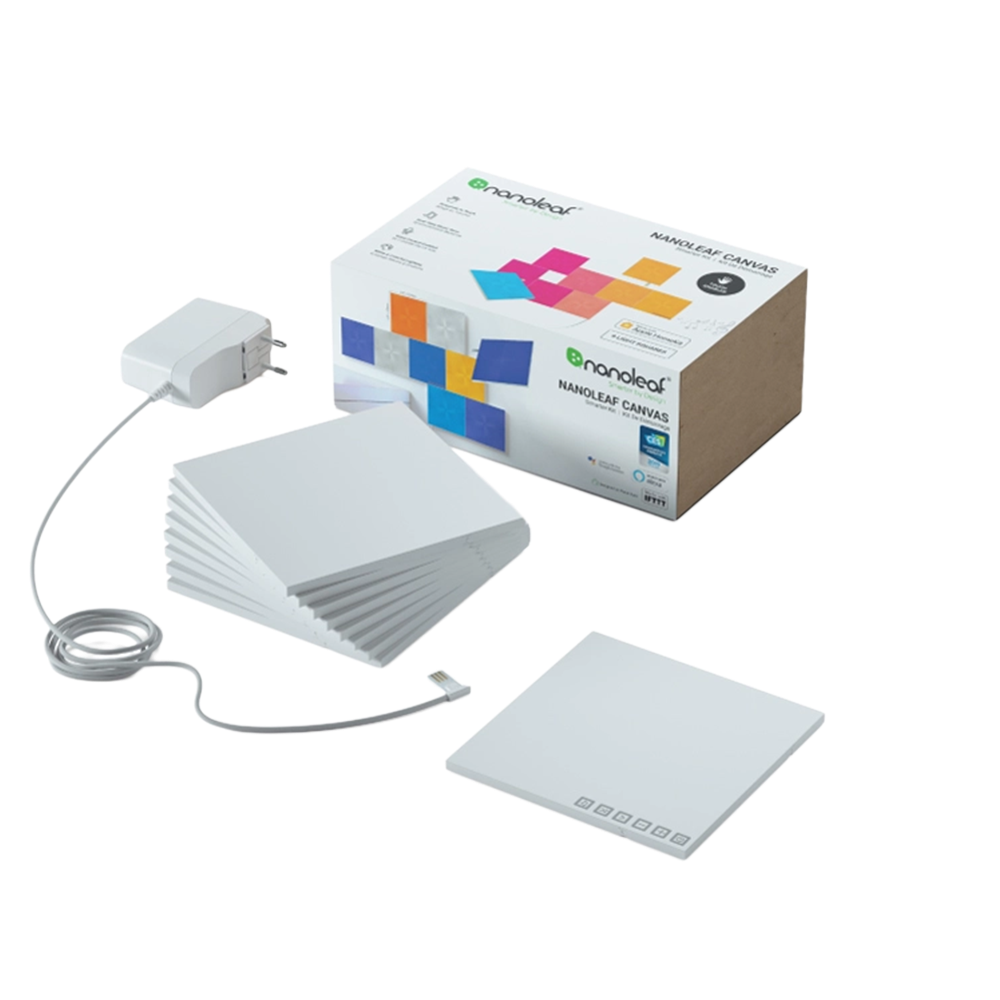 NanoLeaf Canvas - Square - 9 Pack - White