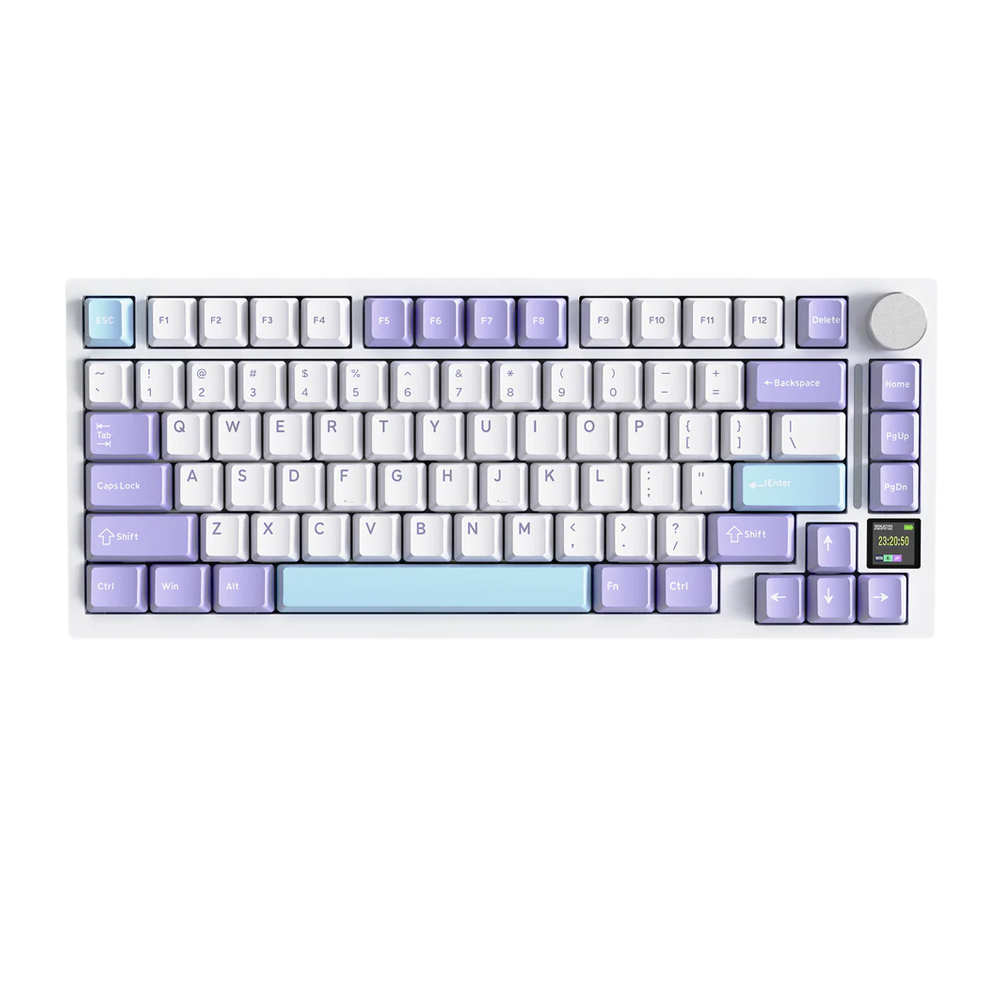 ATTACK SHARK X820 ULTRA Mechanical Wireless Gaming Keyboard - Starlight White