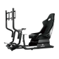 Gamvity Racing Car Seat Simulation Portable Game Driving Simulator Chair Vr 2d 3d Racing Gaming Simulator Cockpit Seat Lrs07-bs-kp01