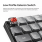 KEYCHRON K3 Max QMK/VIA 75% RGB LED Wireless Mechanical Keyboard - Black