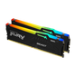 Kingston Fury Beast RGB 64GB (2x32GB) DDR5 5200MT/s CL40 Desktop Memory Kit - Black