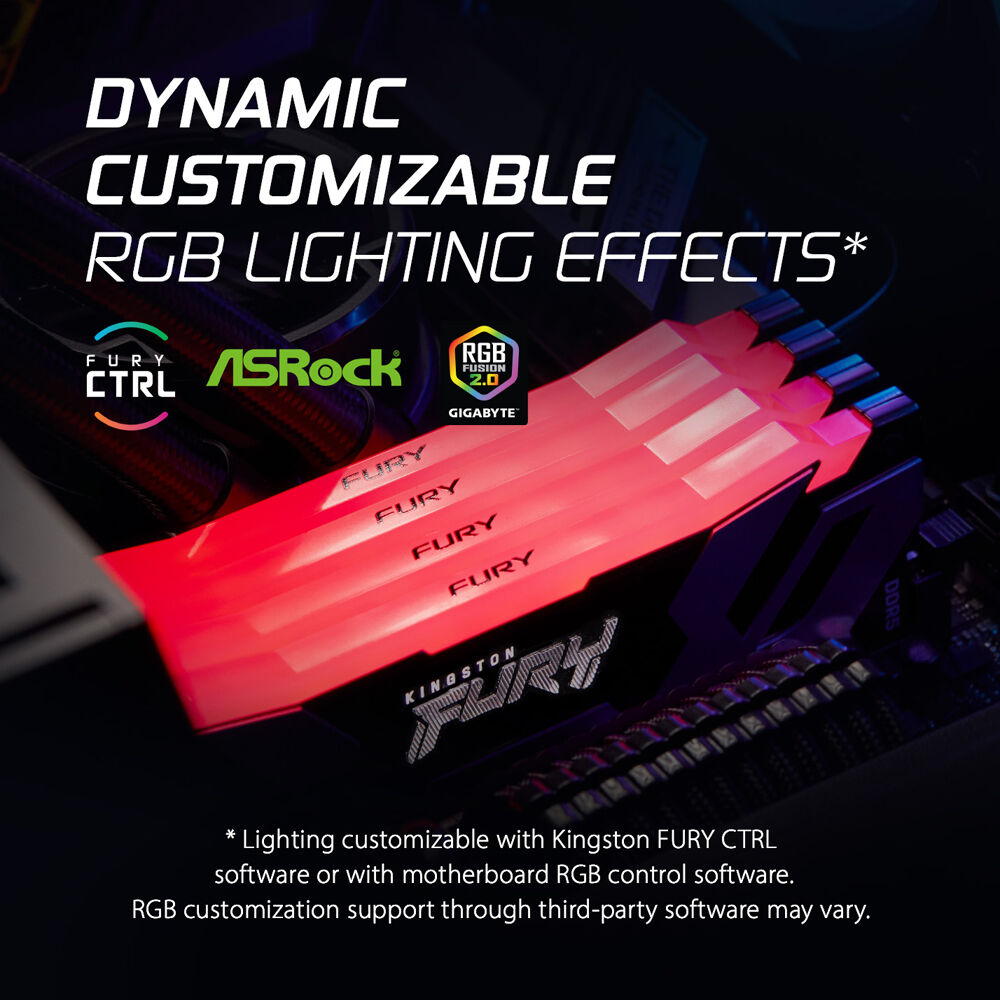 KINGSTON FURY RENEGADE 32GB DDR5 7200MT Memory Kit