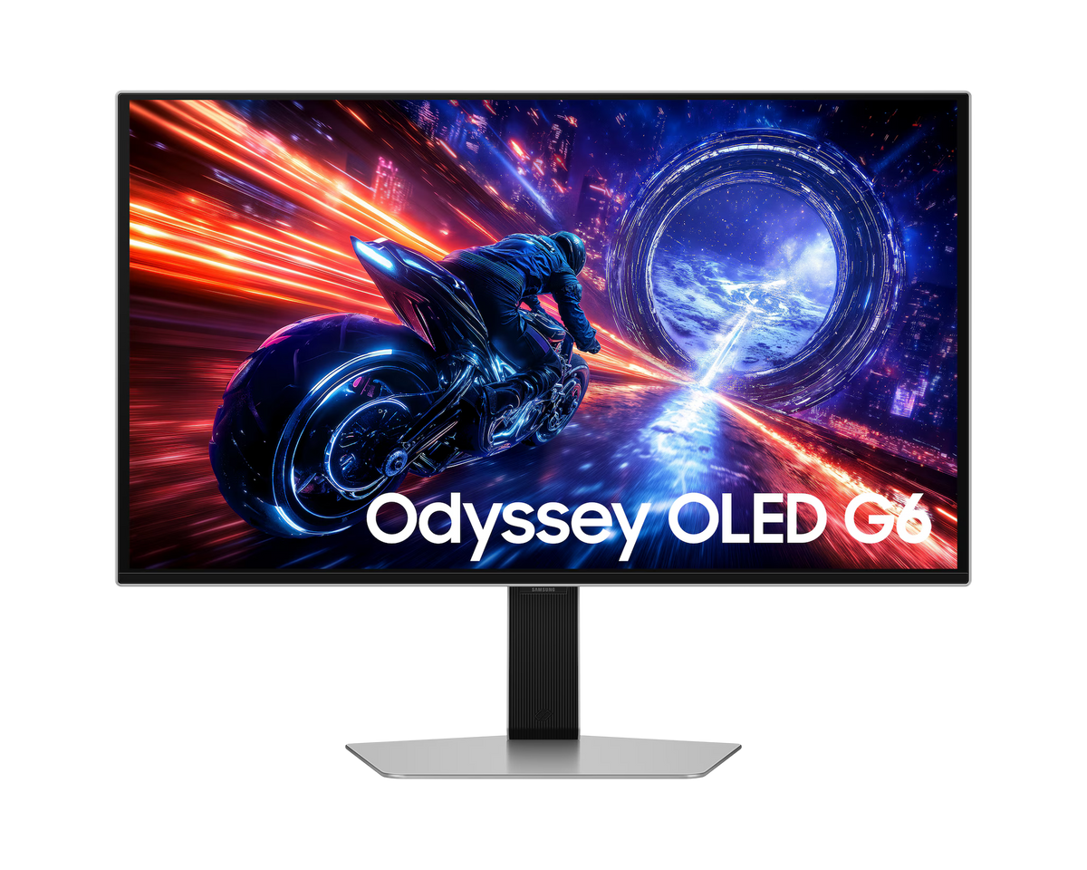 Samsung 27" Odyssey OLED G6 G60SF QHD 500 Hz 1Ms Response Time G-Sync with Pivot Gaming Monitor
