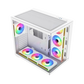 FSP M341 With 7 ARGB Fans Mid Tower Case - White