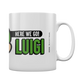 PMD MUG: NINTENDO- SUPER MARIO HERE WE GO! LUIGI